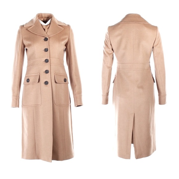 Brooks Brothers Jackets & Blazers - Brooks Brothers Tollegno 1900 Camel Hair Polo Coat Jacket size 10 P